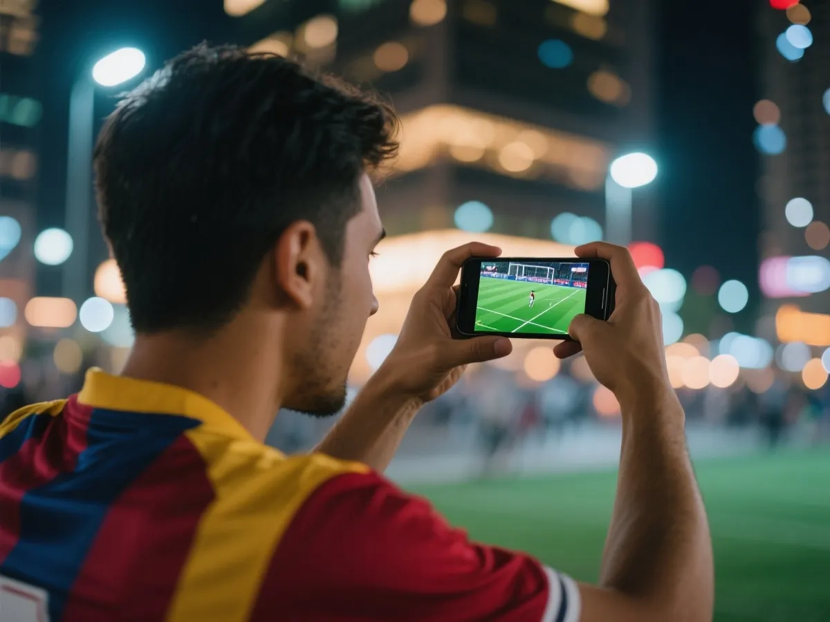 移动端观赛场景示意